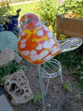 Garden Birdies! Orange, White, Yellow