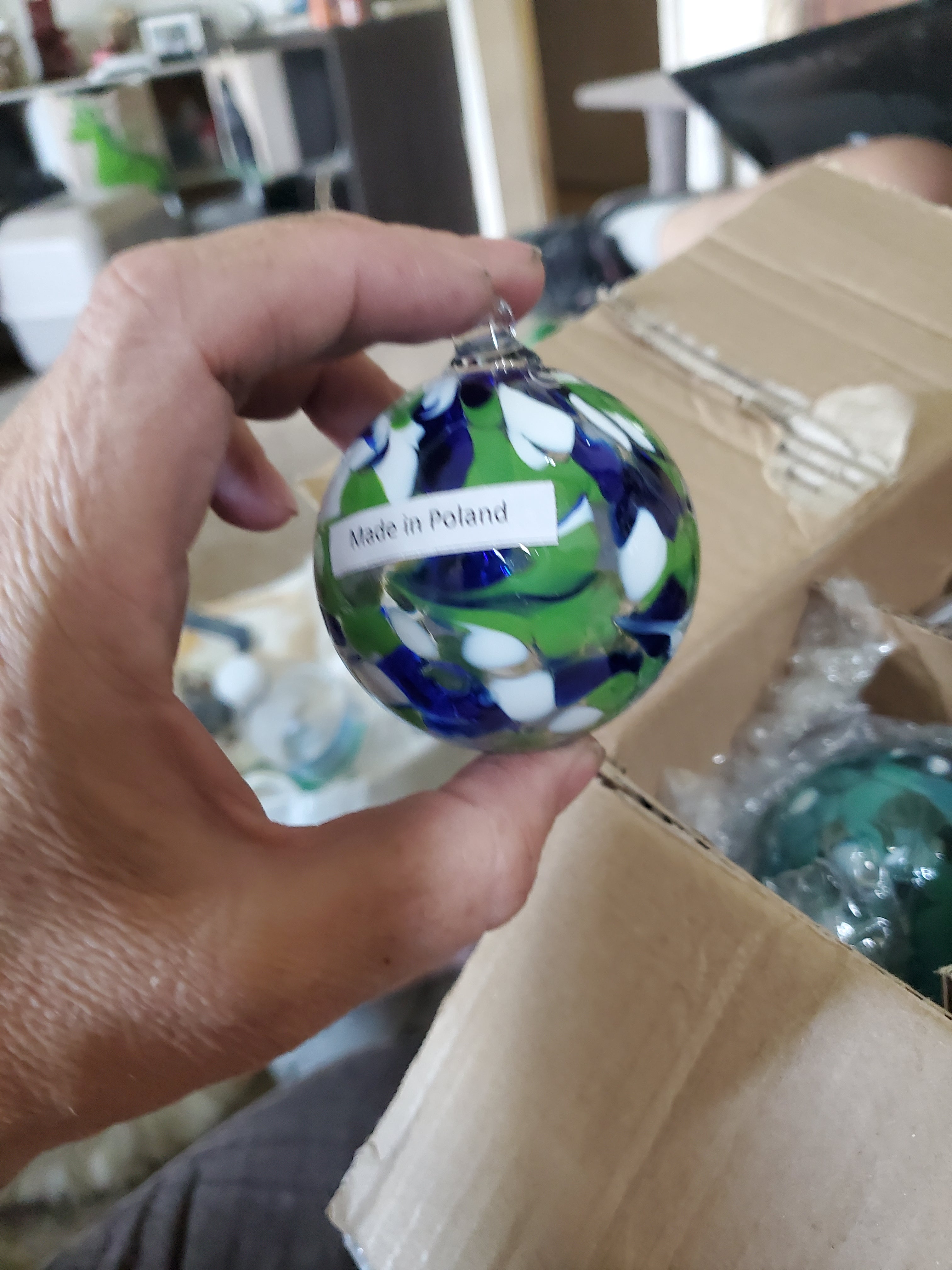 2.5 Friendship Ball "Green Blue White"