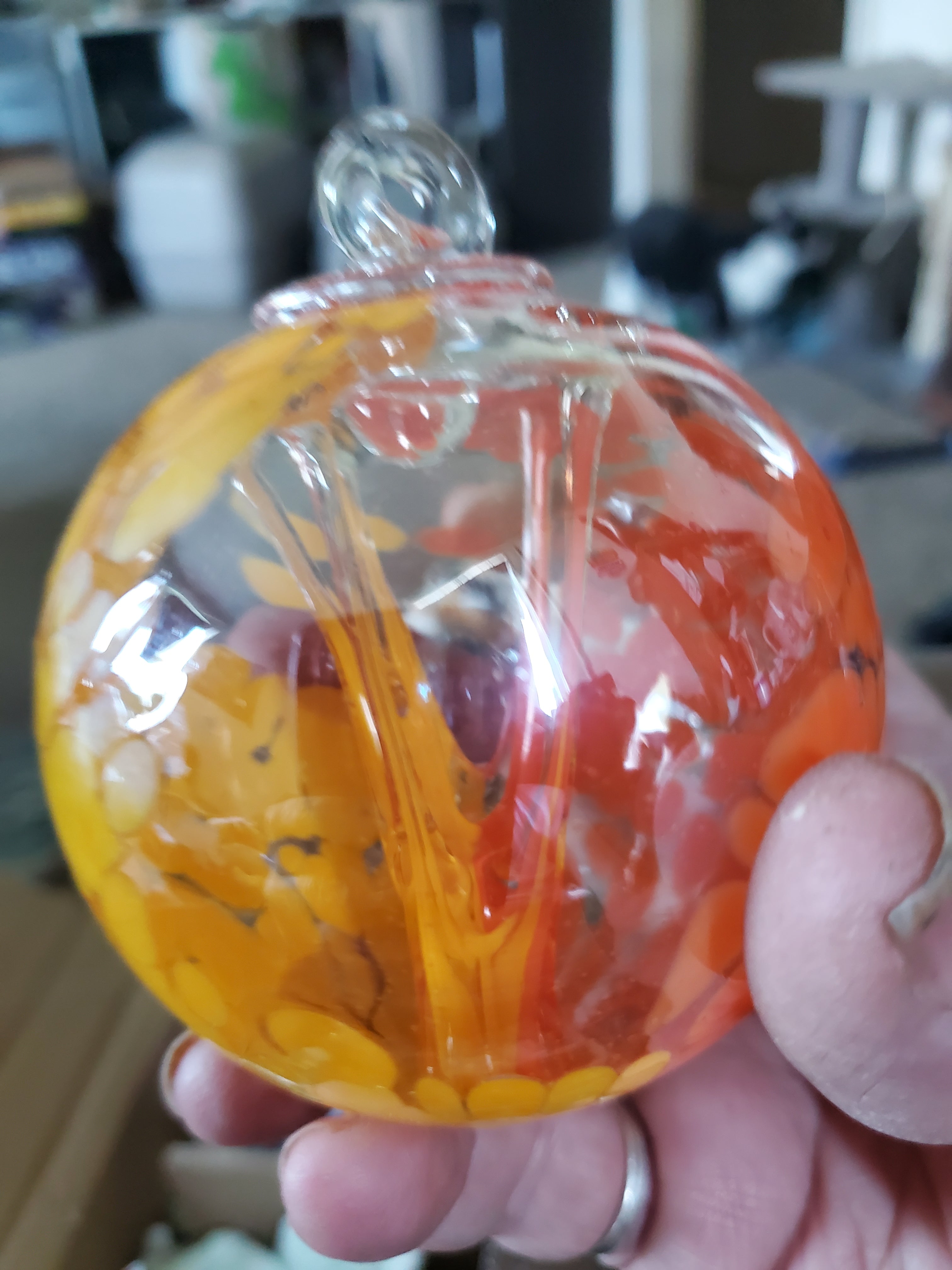 3" Sprite Ball "Yellow Orange"