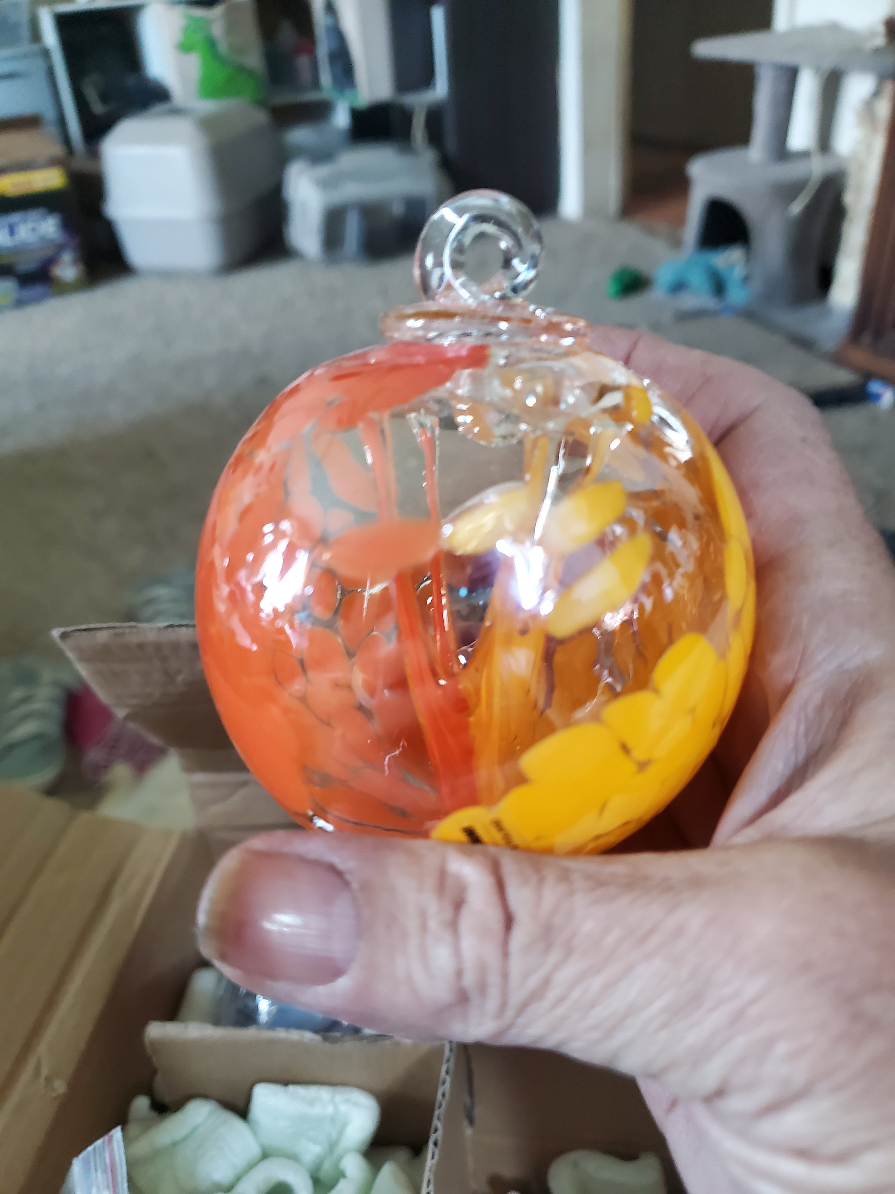 3" Sprite Ball "Yellow Orange"