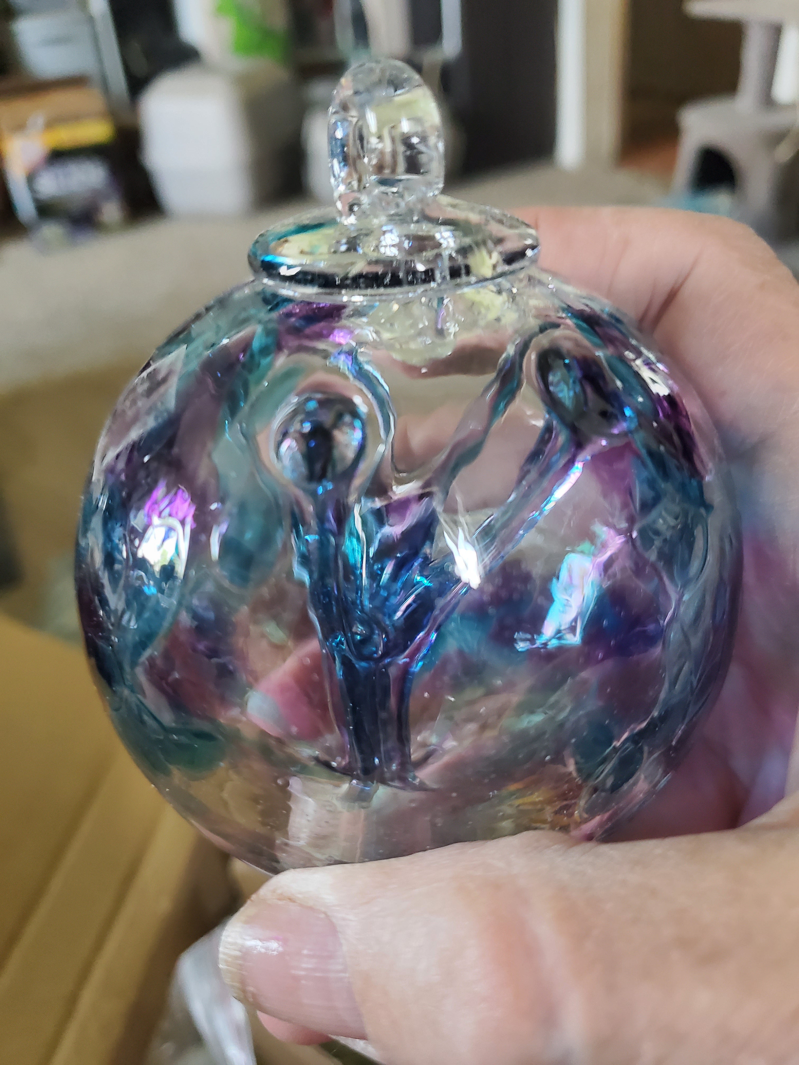 3" Sprite Ball "Teal Purple"