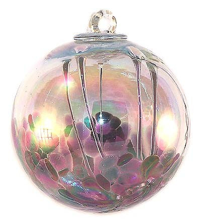 6" Medusa Witch Ball "Blackberry"