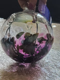 6" Medusa Witch Ball "Blackberry"