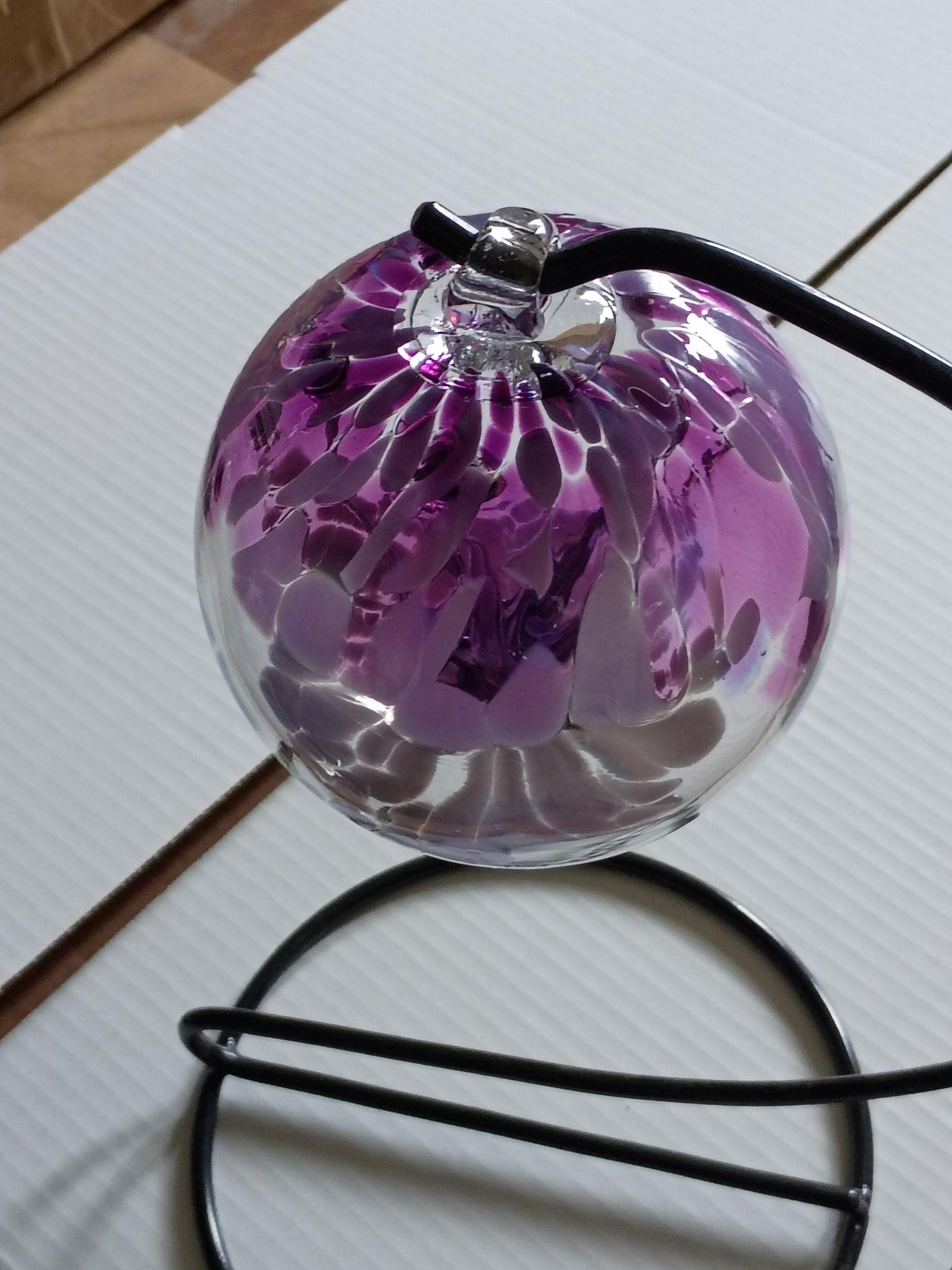 6" Tree of Life Witch Ball "Purple"