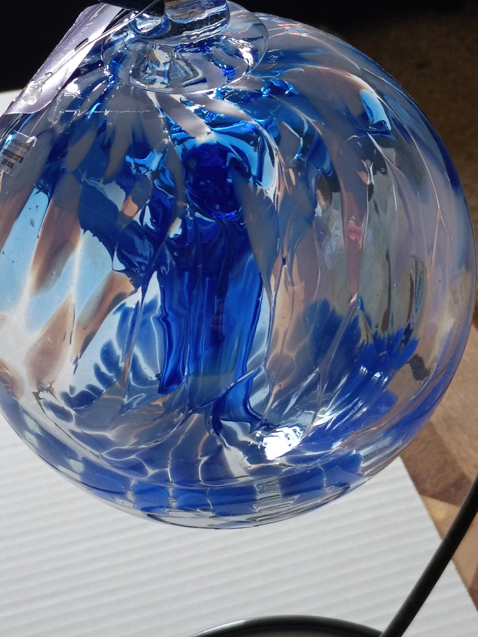 6" Tree of Life Witch Ball "Blue"