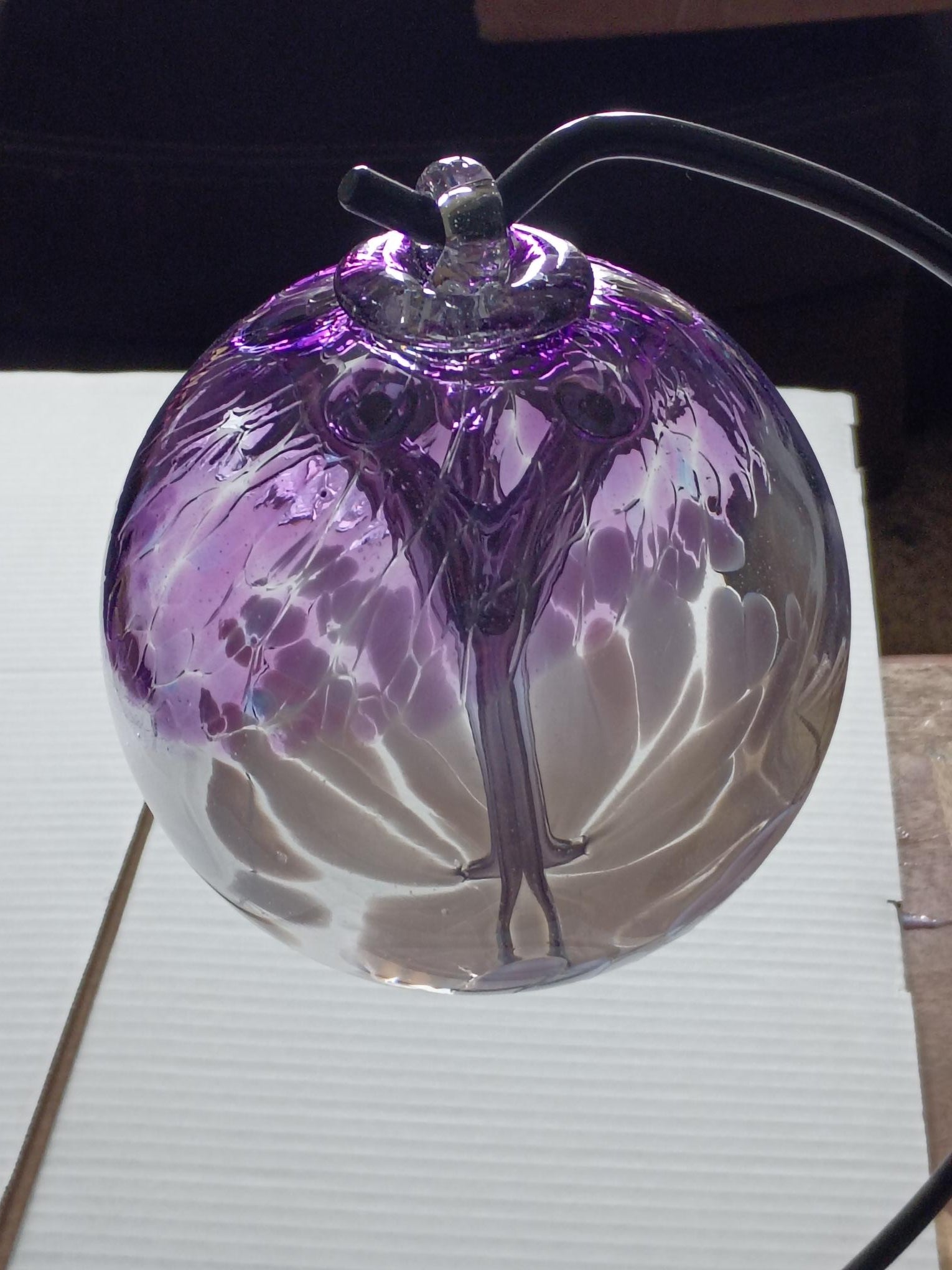 6" Tree of Life Witch Ball "Purple"