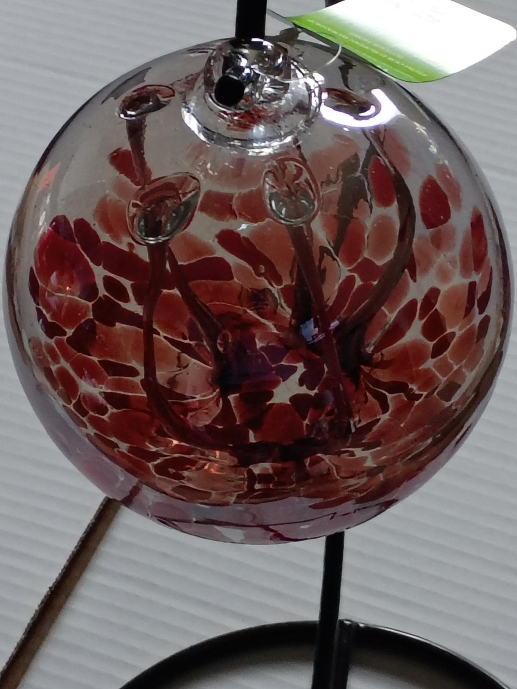 6" Medusa Witch Ball "Maroon"