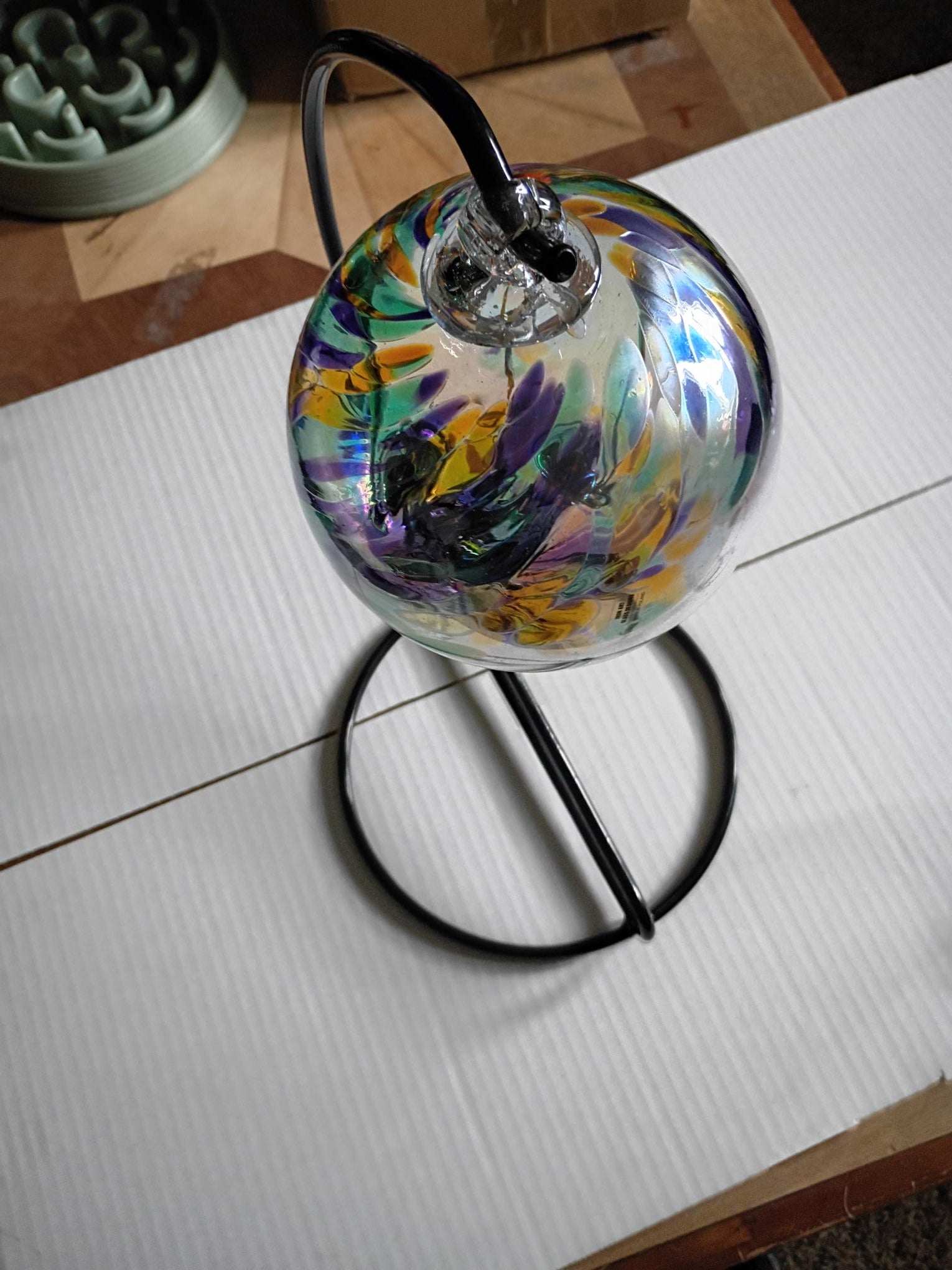 6" Medusa Witch Ball "Tri-Color"