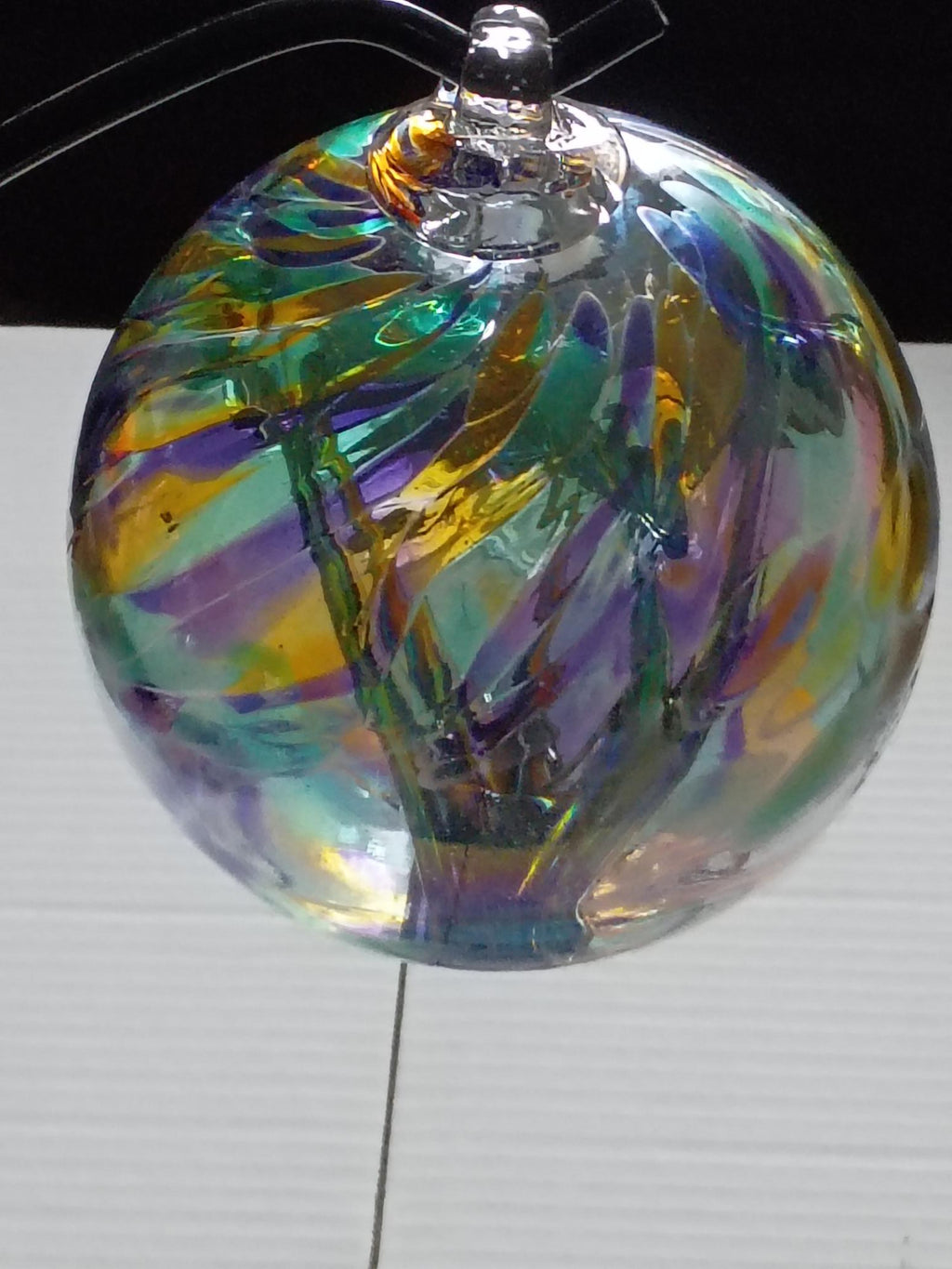 6" Medusa Witch Ball "Tri-Color"