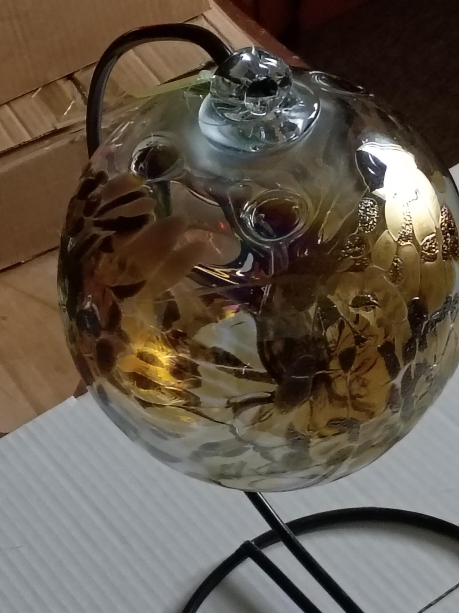 10" Tree of Life Witch Ball "Bronz"