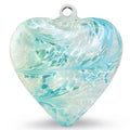 3" Medium Heart "Turquoise" Iridized
