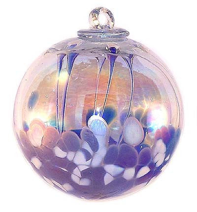6" Medusa Spirit Ball "Sari Blue & White