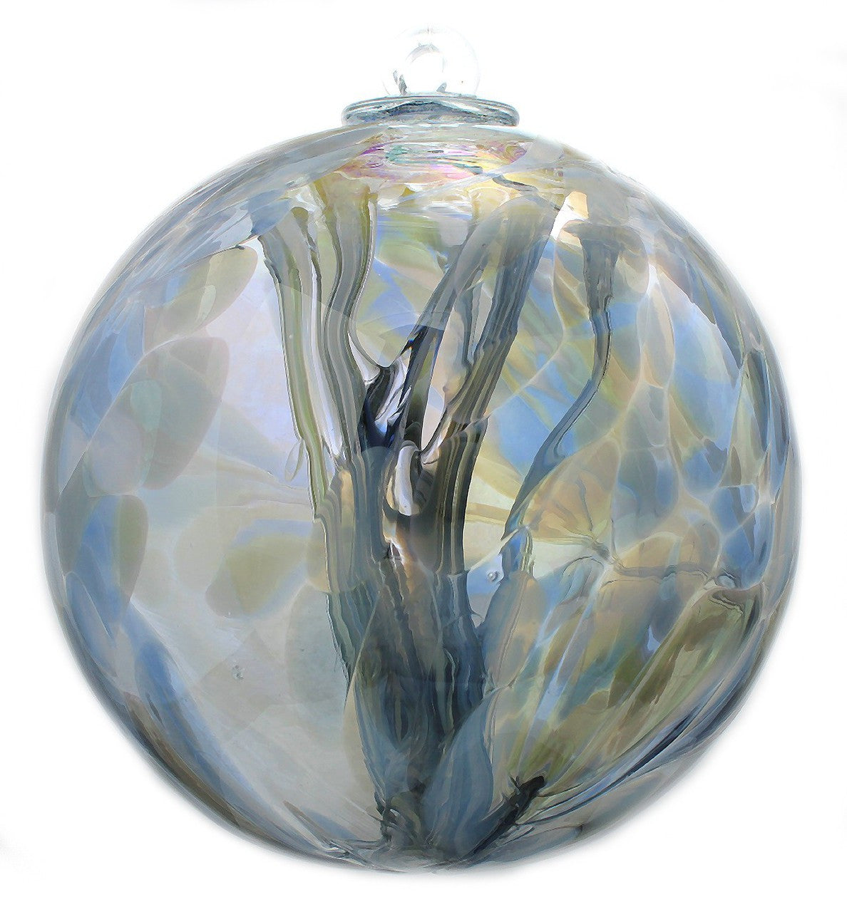 XL Witch Ball "Winter" Iridized
